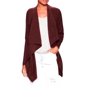 Barrow & Grove 100% Cashmere Open Cardigan Sweater